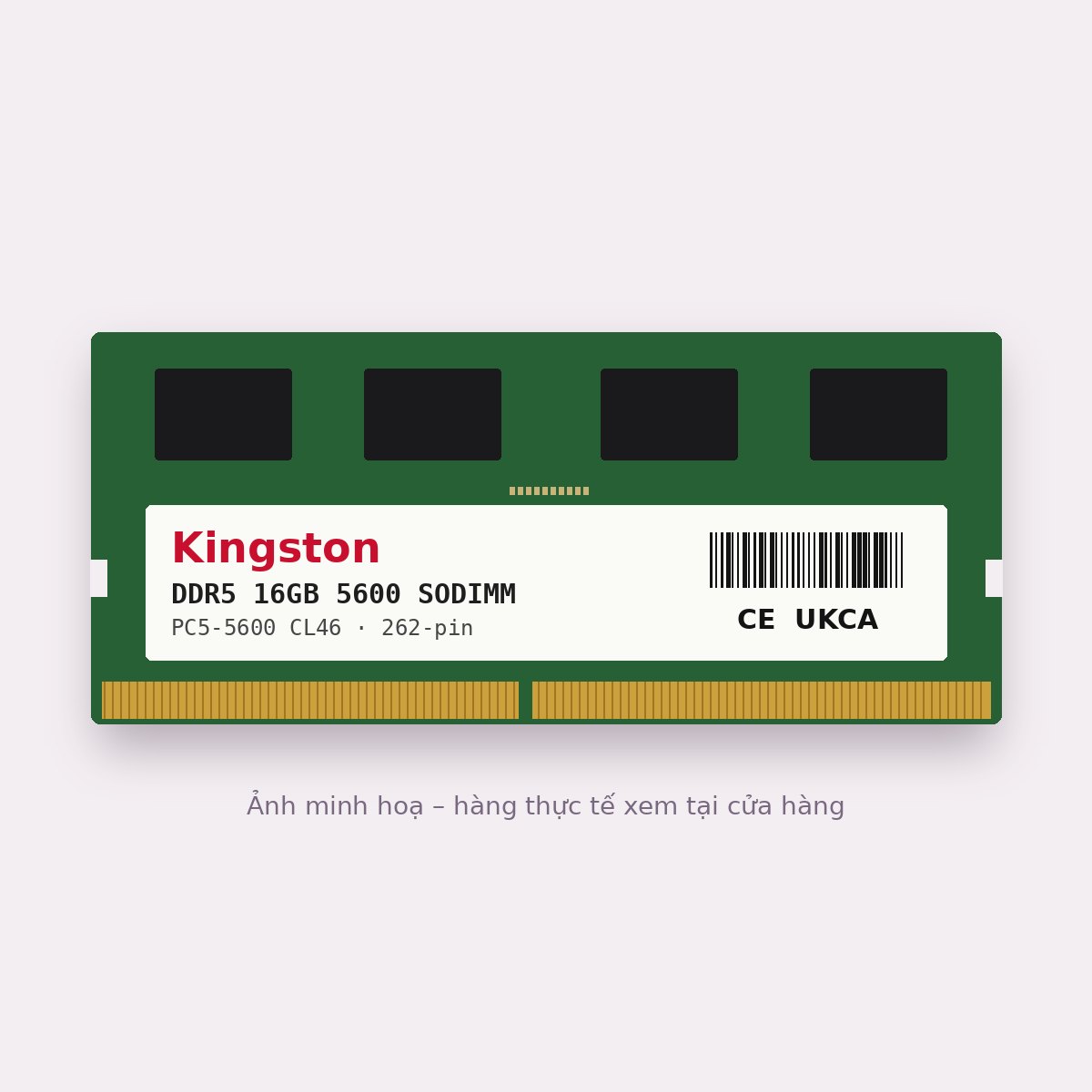 RAM Laptop DDR5 Kingston 16GB Bus 5600