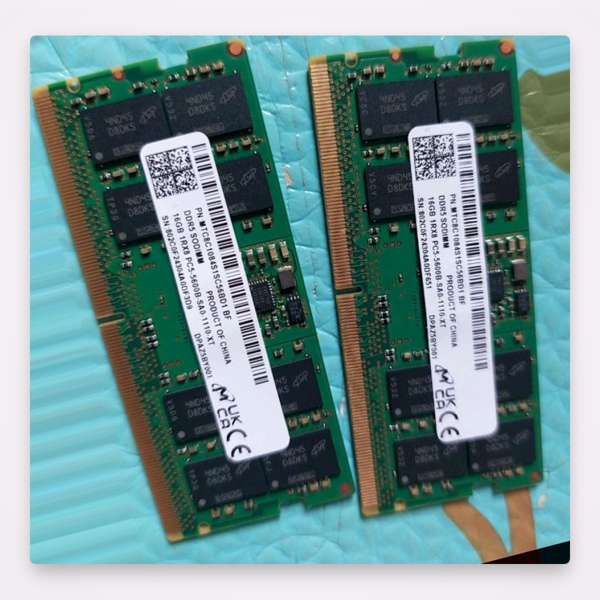 RAM Laptop DDR5 Micron 16GB Bus 5600